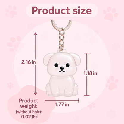 Pet Hair Keychain